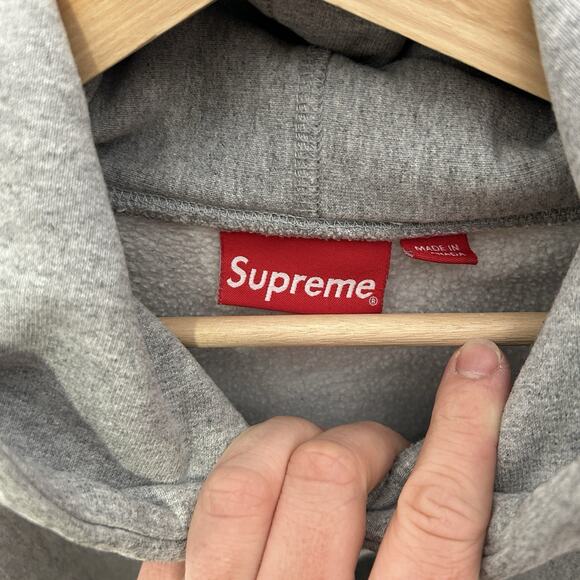 Supreme Sumo Hooded Sweatshirt “Light Grey” FW16 - Picture 10 of 11